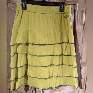 Matilda Jane Green Tiered Skirt